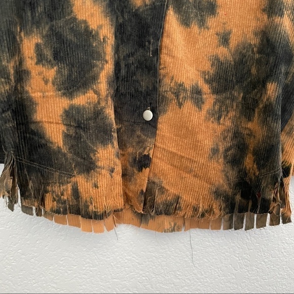 BLUE B Corduroy Tie Dye Light Jacket Small - Picture 7 of 12